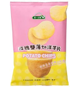 統一生機 玫瑰鹽薄切洋芋片 59g